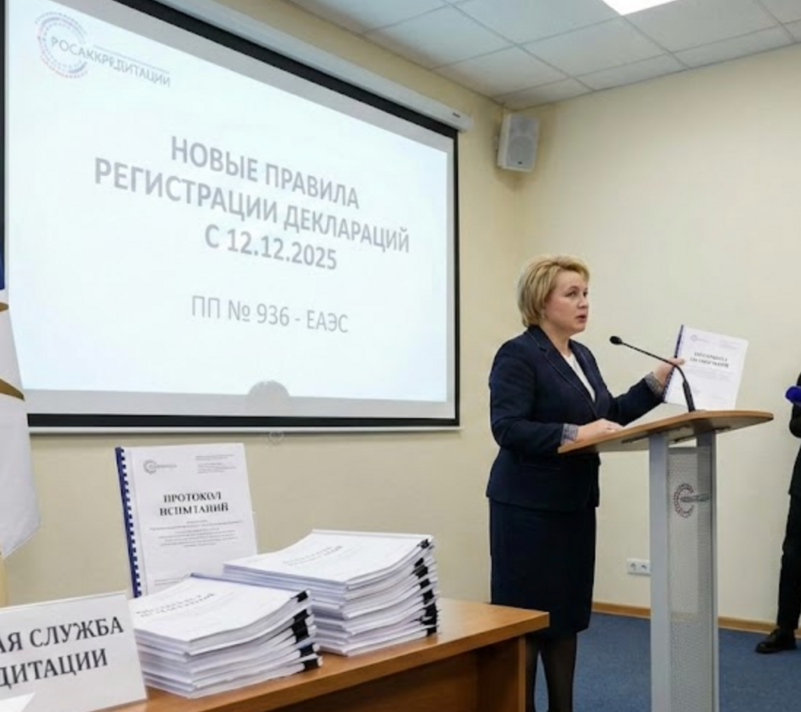 Новые правила регистрации деклараций о соответствии для испытаний из других стран ЕАЭС