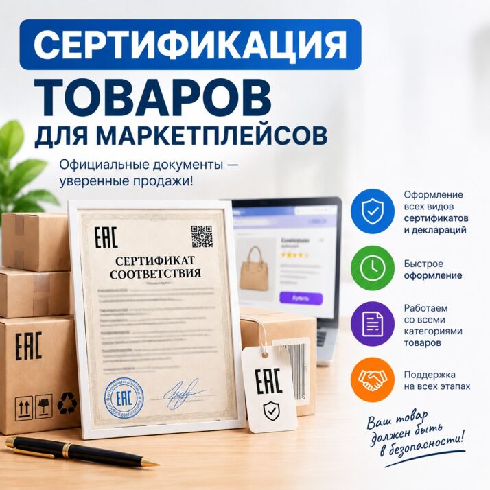Сертификация товаров для маркетплейсов